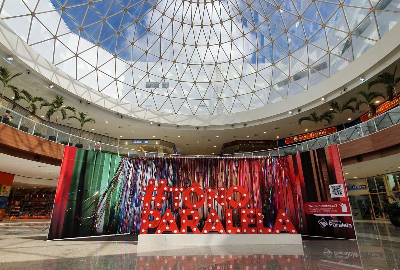 Shopping Paralela monta seis cenários de Carnaval