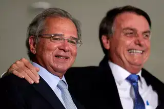 Bolsonaro elogia Guedes e diz 'não haver briga' com Petrobras