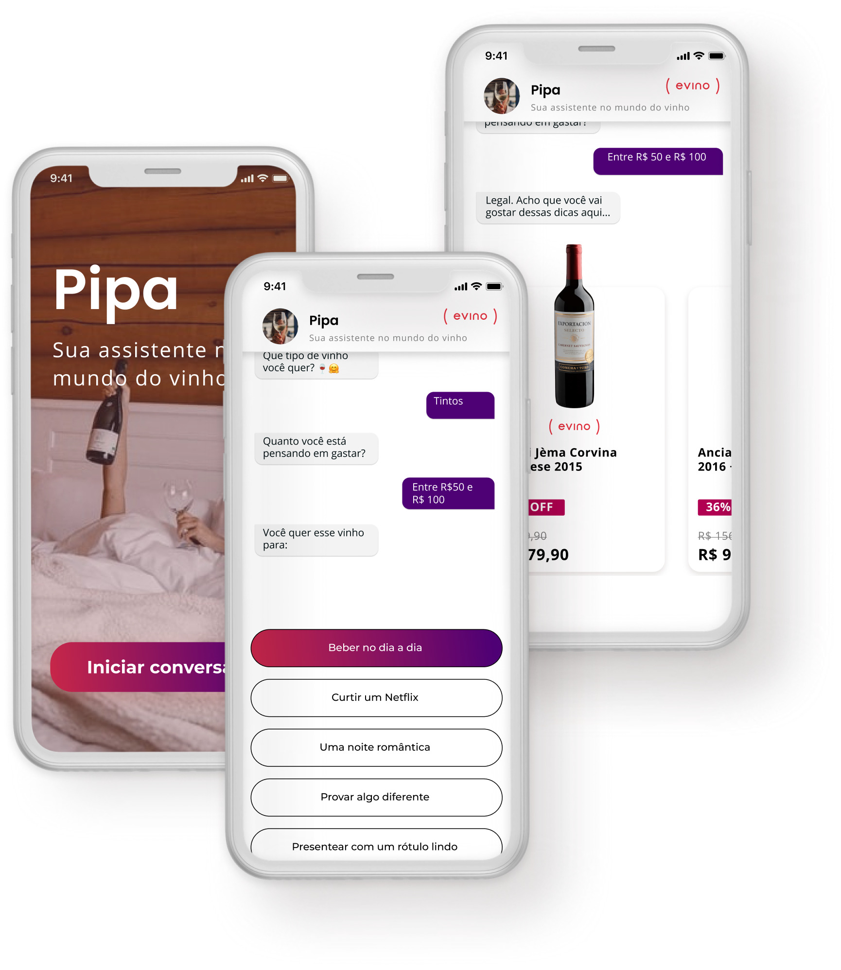 Foi lançada a Pipa, assistente digital que indica vinhos pelo momento
