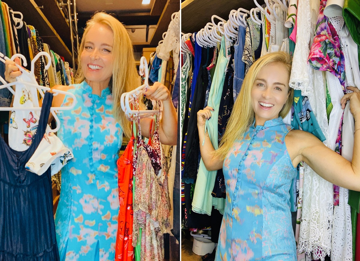 Angélica vende peças de seu guarda-roupa em live beneficente e arrecada R$19 mil em 24 horas