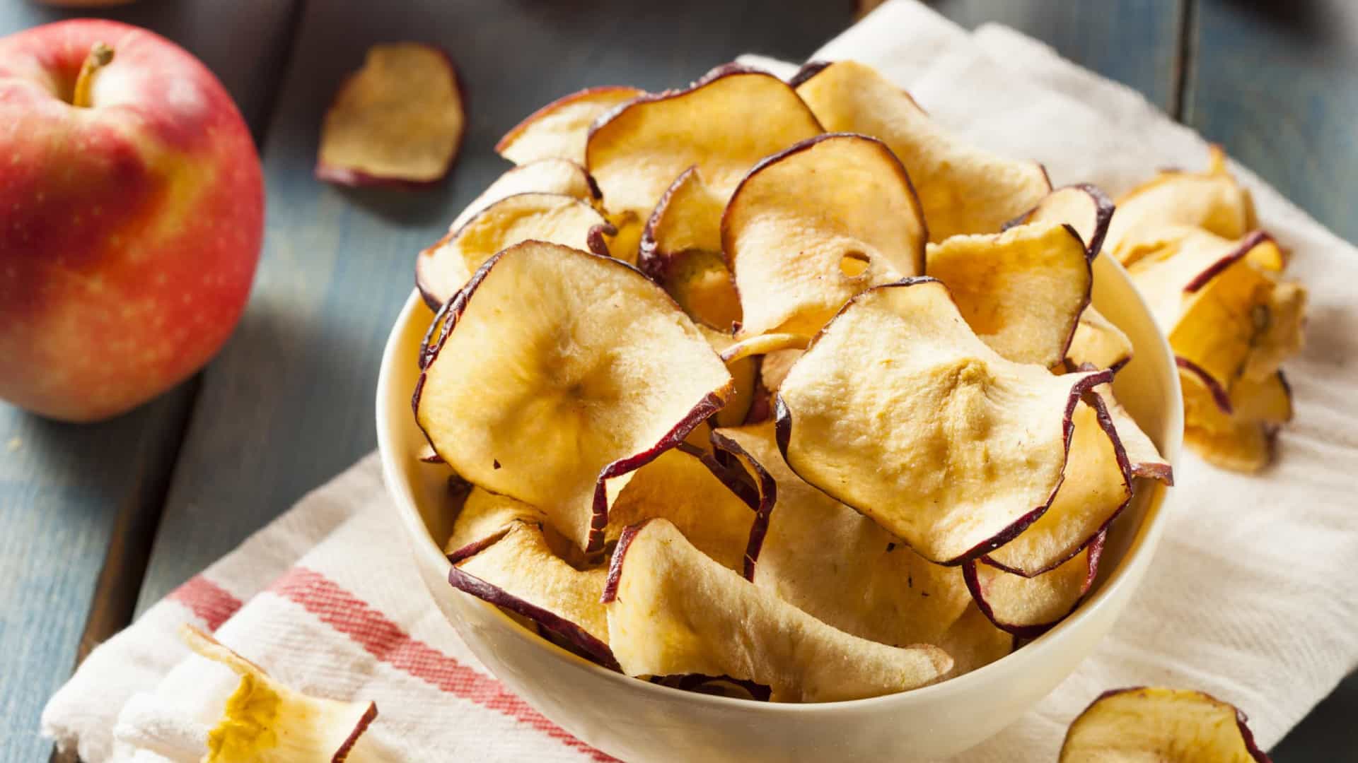 Chips de maçã: O snack saudável que faltava na sua vida