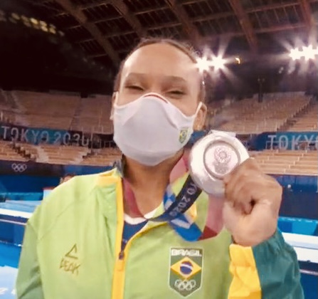 Apelidada de 'Daianinha de Guarulhos', Rebeca Andrade é medalha de prata nas olimpíadas de Tóquio