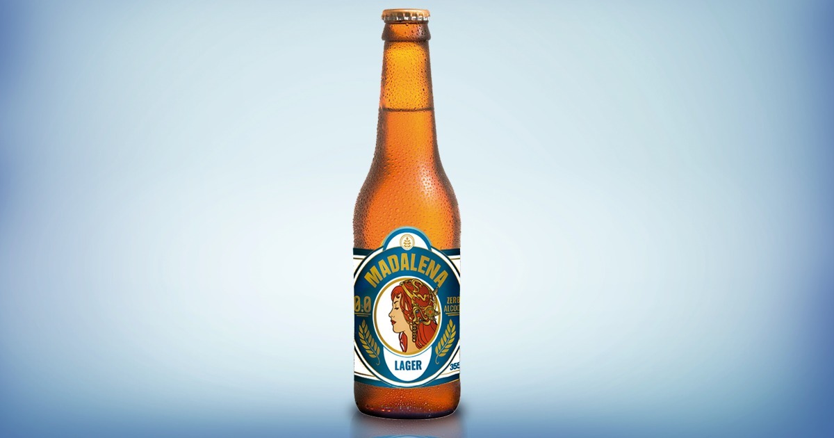 Primeira cerveja premium zero álcool da Cervejaria Madalena já está disponível nas prateleiras do país