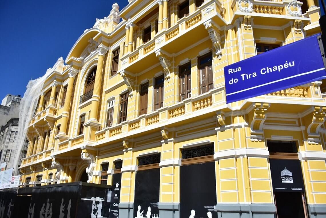 Palacete Tira-Chapéu é reinaugurado no Centro Histórico