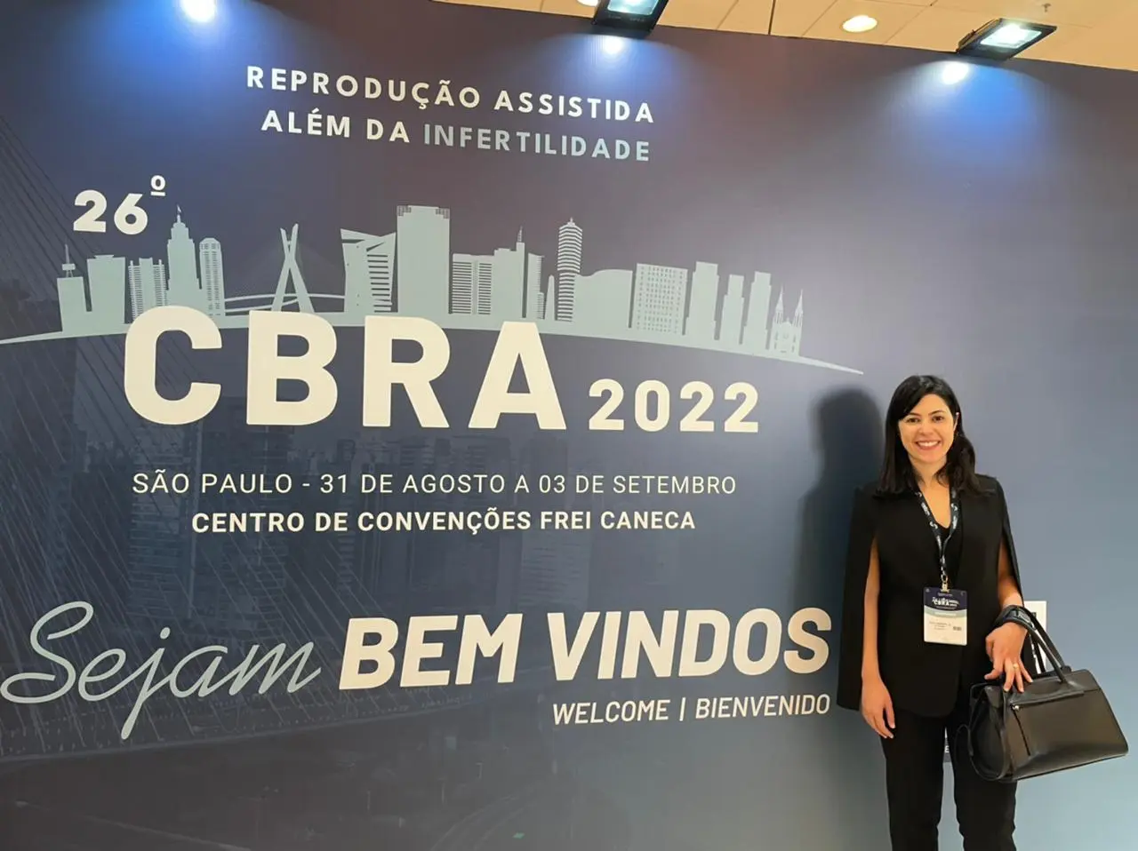 Dra. Sofia Andrade marca presença no 26º Congresso da Sociedade Brasileira de Reprodução Assistida, em São Paulo