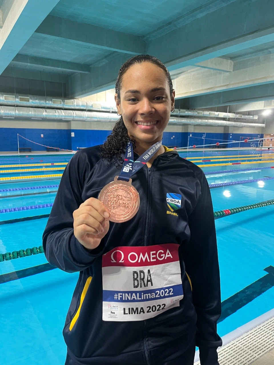 Atleta do Yacht Clube da Bahia, Celine Bispo, conquista título inédito em Lima, no Peru