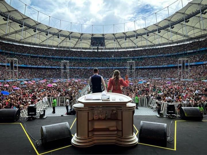 Visita do Profeta é recorde de público na Arena Fonte Nova