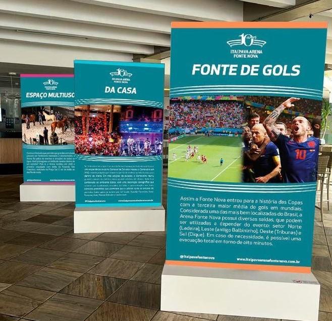 Arena Fonte Nova celebra 10 anos com exposição inédita