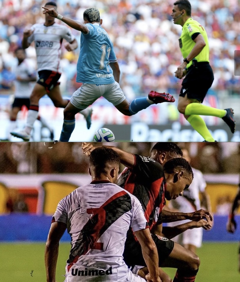 Bahia e Vitória perdem em casa contra o Flamengo e Atlético-GO, respectivamente