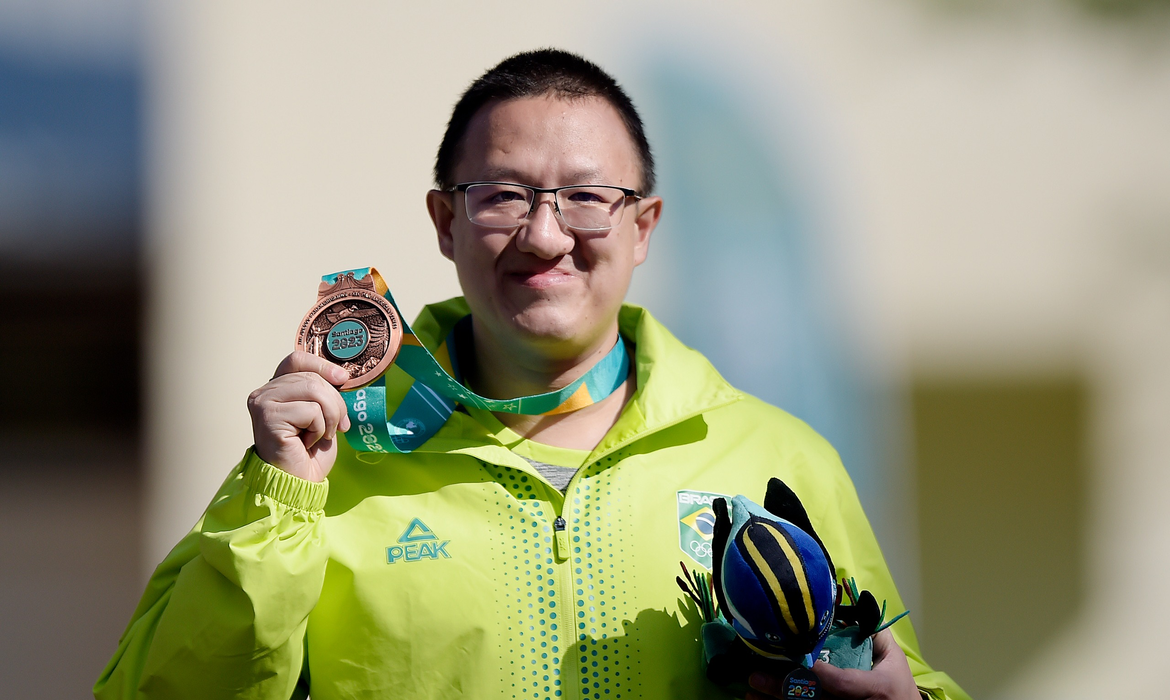 Pan: Felipe Wu conquista bronze na pistola de ar 10 metros