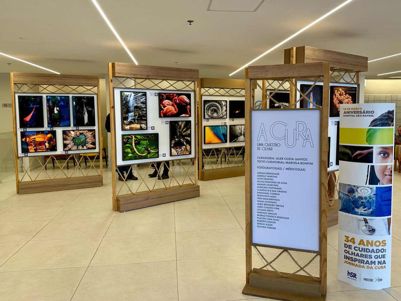 Hospital de Salvador recebe exposição fotográfica em celebração aos 34 anos da instituição