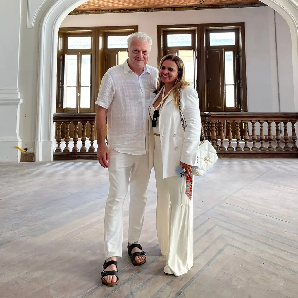 Pedro Bial visita palacete que abrigará próxima edição da Casas Conceito em Salvador