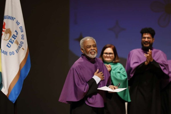 Gilberto Gil recebe título de Doutor Honoris Causa da Uerj