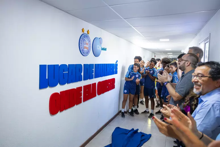 Esporte Clube Bahia inaugura nova ala dedicada ao futebol feminino