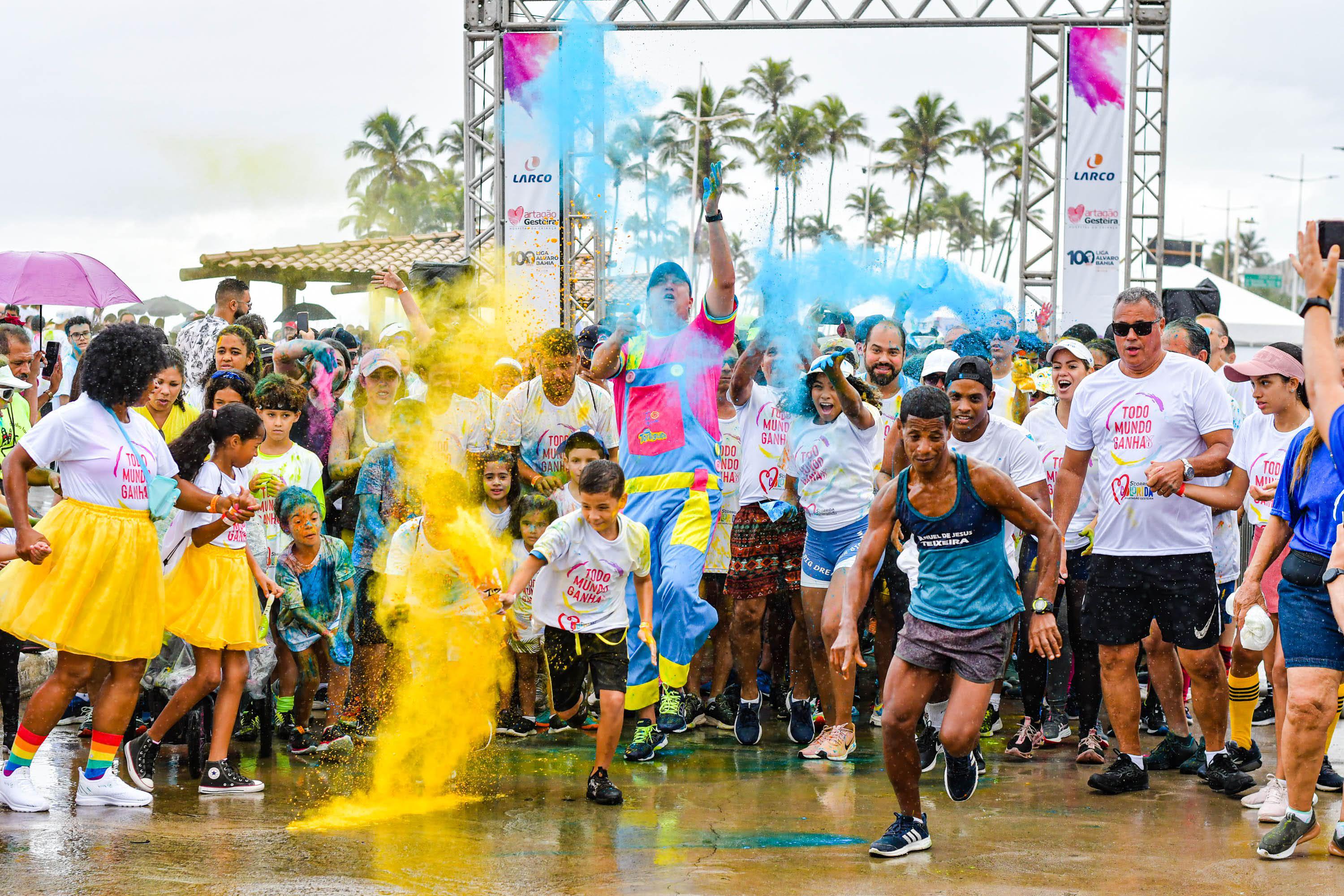 Saulo é padrinho da 6ª Corrida Colorida do Martagão Gesteira