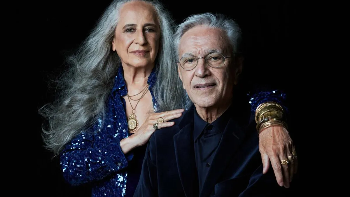 Caetano Veloso e Maria Bethânia anunciam show extra da turnê em Salvador