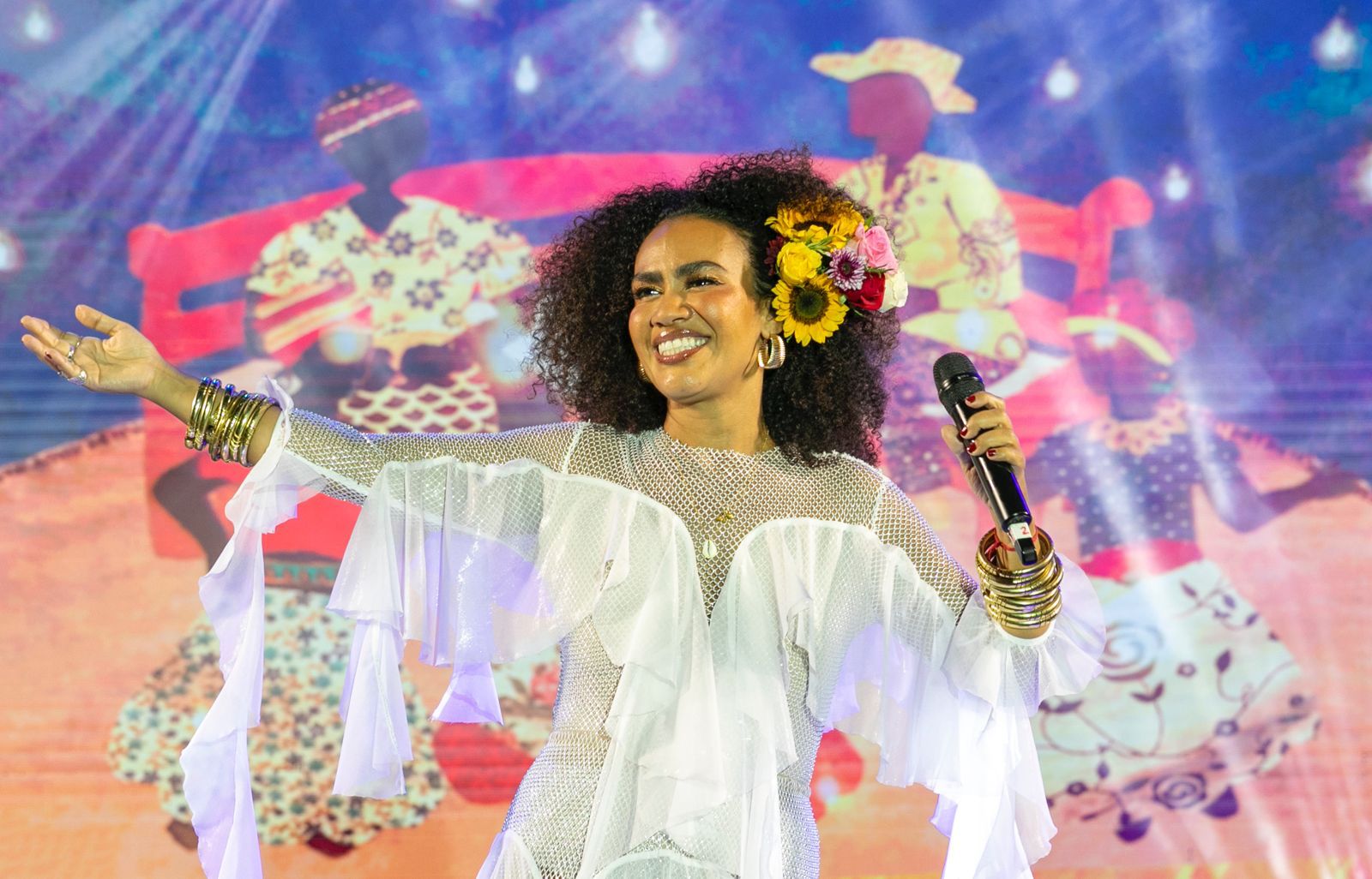 Mariene de Castro celebra a força feminina do samba em show inédito em Salvador