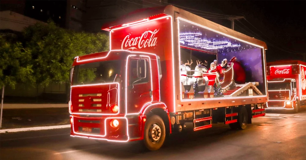 Caravana de Natal da Coca-Cola chega a Salvador nesta segunda-feira (2)