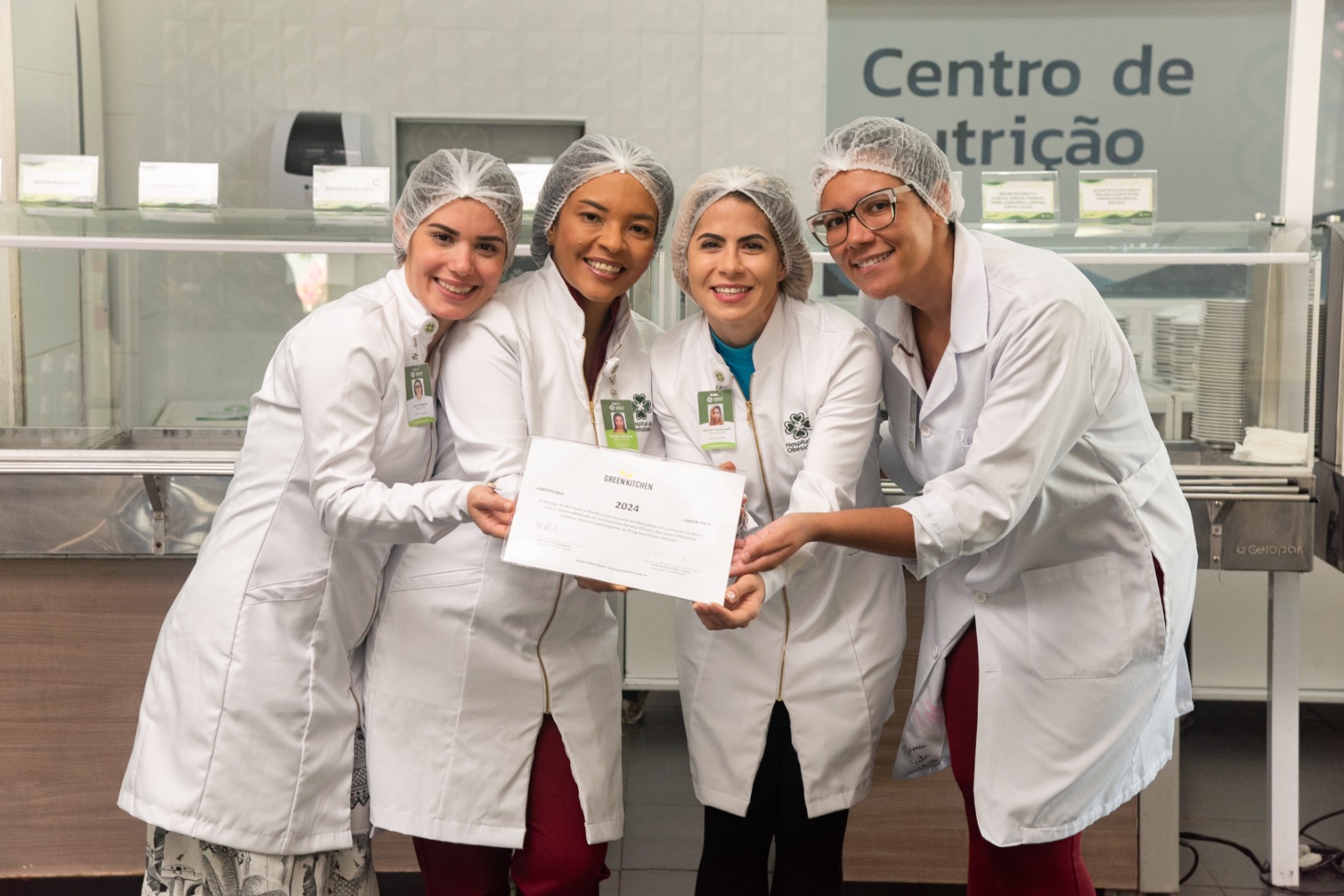 Hospital da Obesidade recebe Selo Green Kitchen por práticas sustentáveis