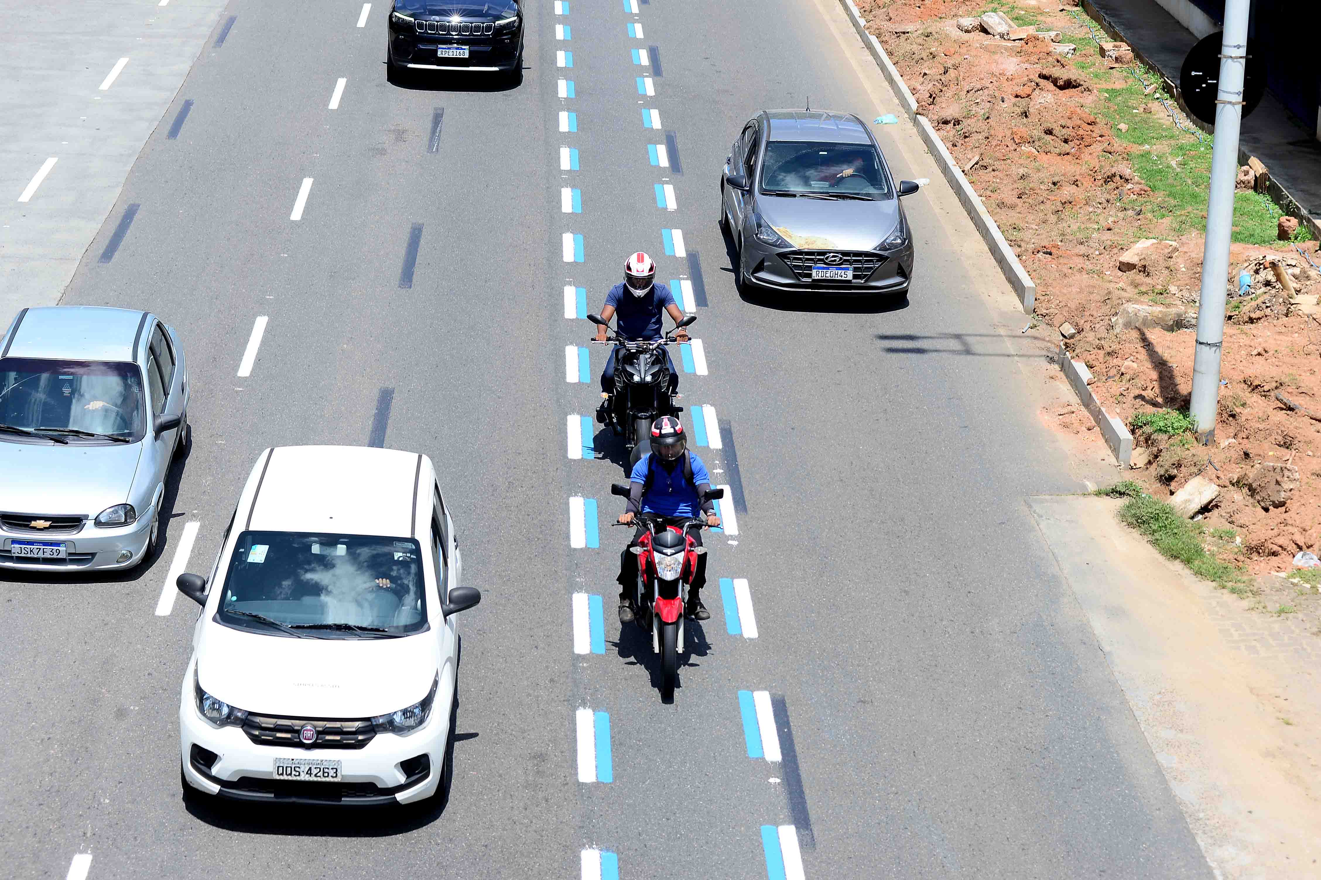 Primeira motofaixa de Salvador começa a operar nesta segunda-feira (10) na Av. Bonocô