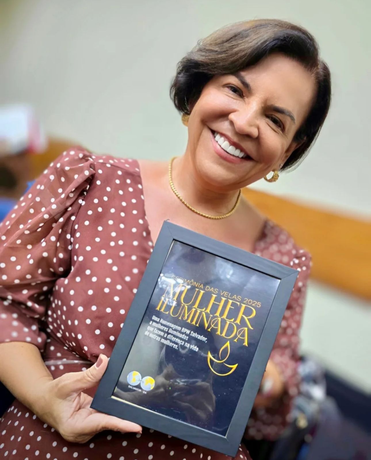 Doutora Anna Paola Noya Gatto é homenageada em Cerimônia das Velas em Salvador