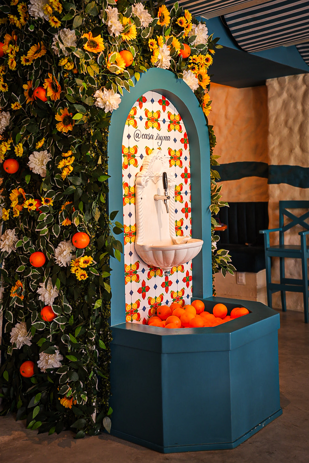 Casa Iryna aposta em menu clássico italiano e primeira fonte de Aperol do mundo
