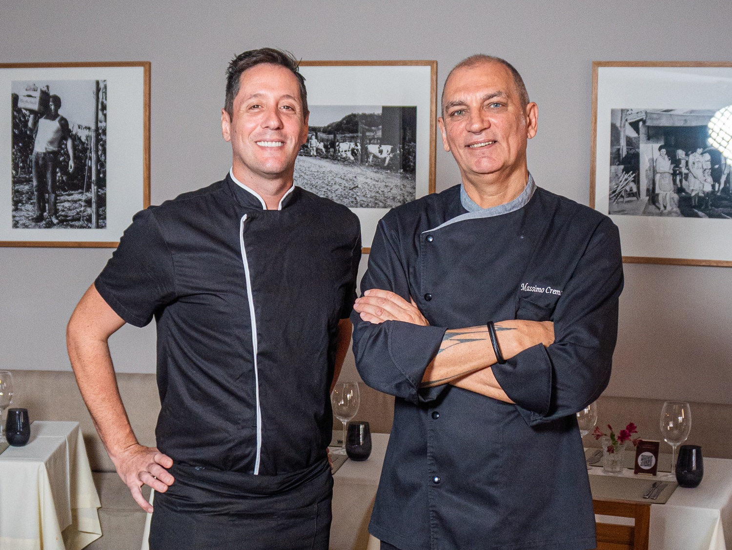 Massimo Invita promove jantar a quatro mãos com chefs Massimo Cremonini e Aurélien Roche