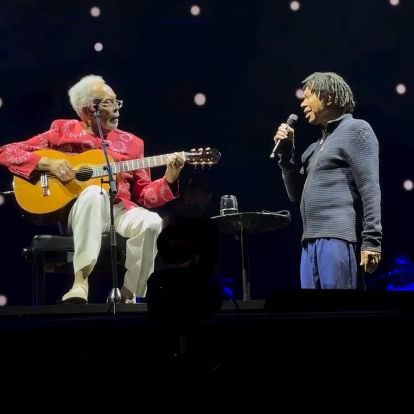 Gilberto Gil convida Djavan para noite especial da turnê de despedida no Rio