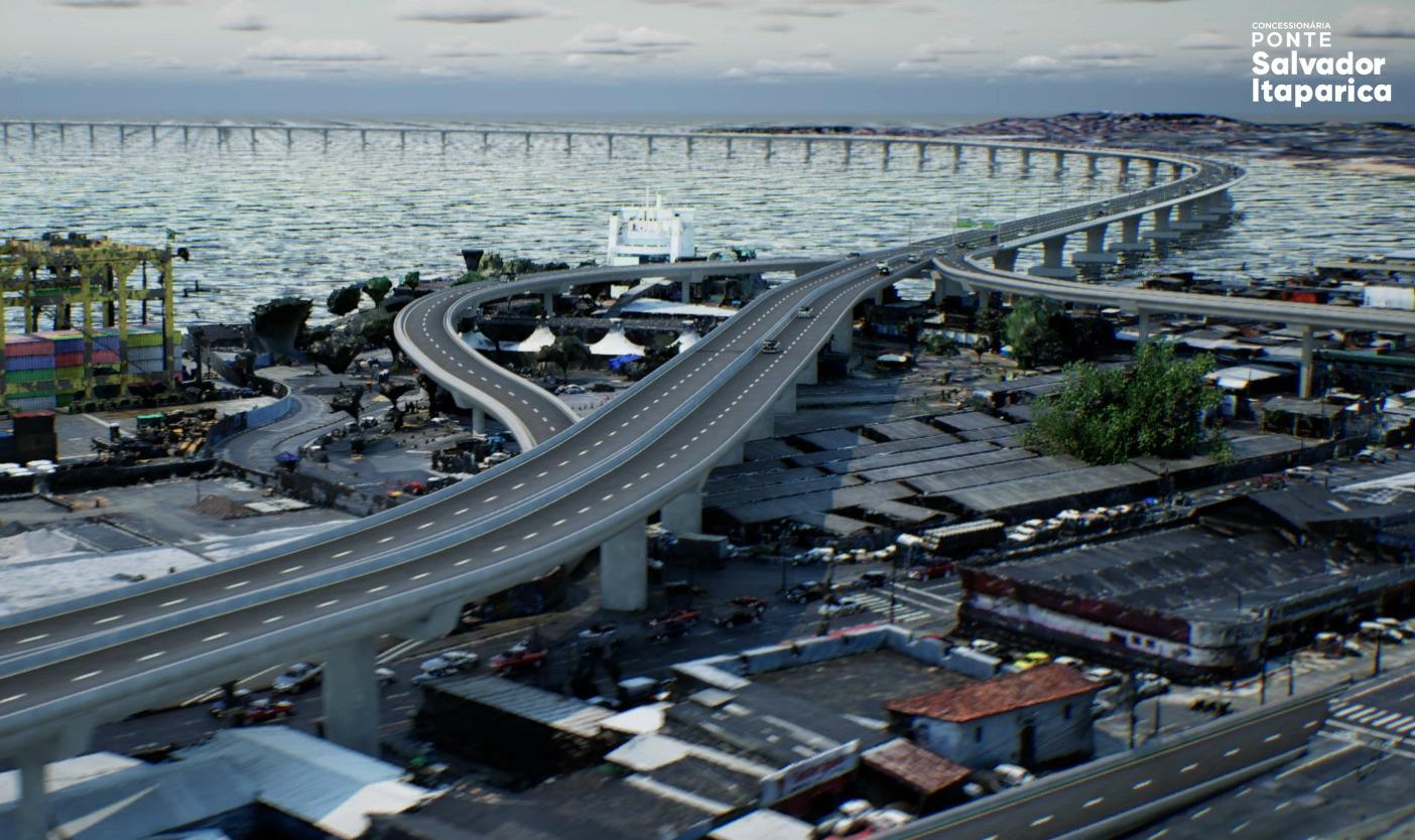 Vídeo em 3D apresenta detalhes da Ponte Salvador-Itaparica e marca estreia da Concessionária nas redes sociais