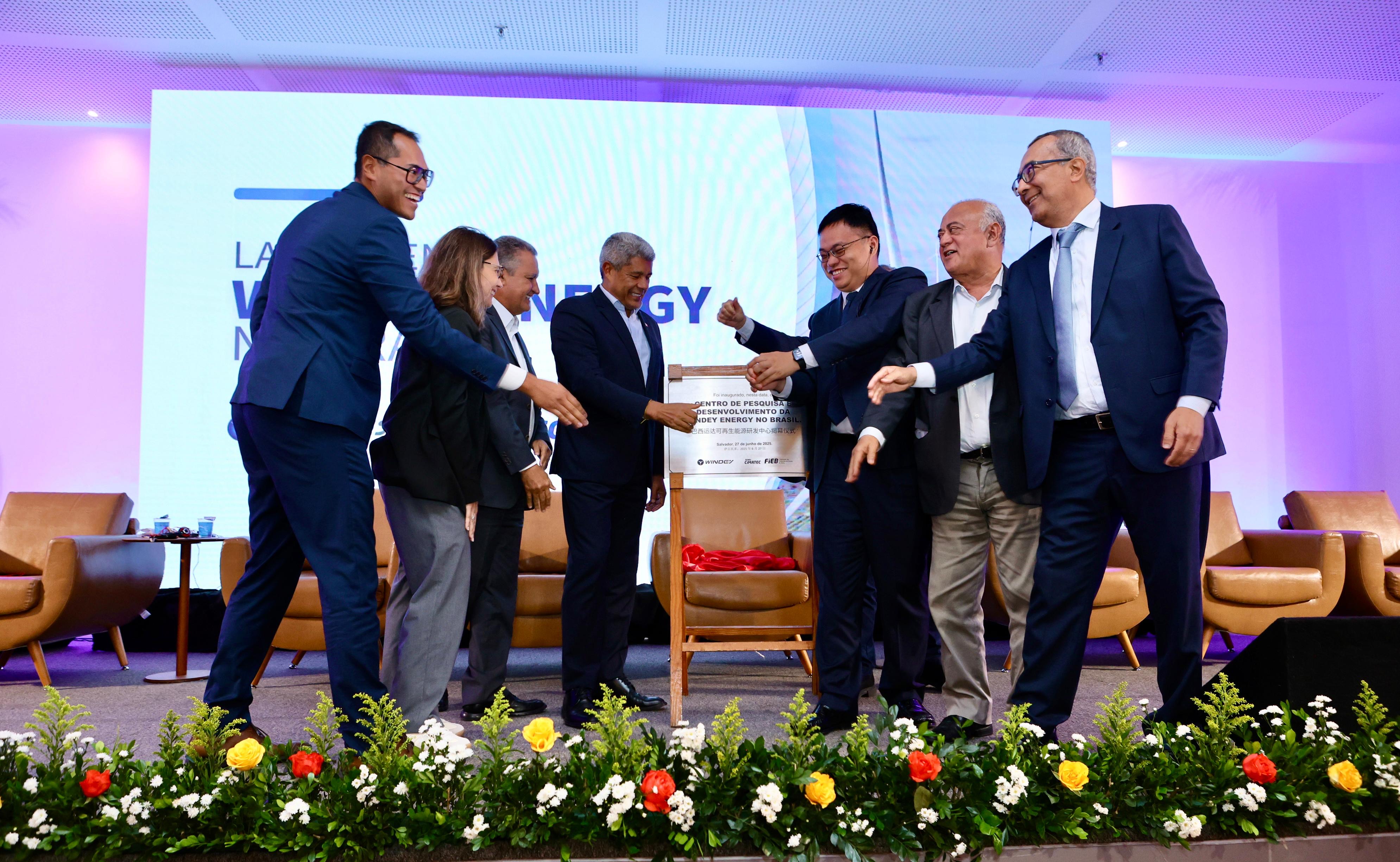 Gigante chinesa Windey Energy inaugura sede na Bahia e instala centro de pesquisa no Senai Cimatec