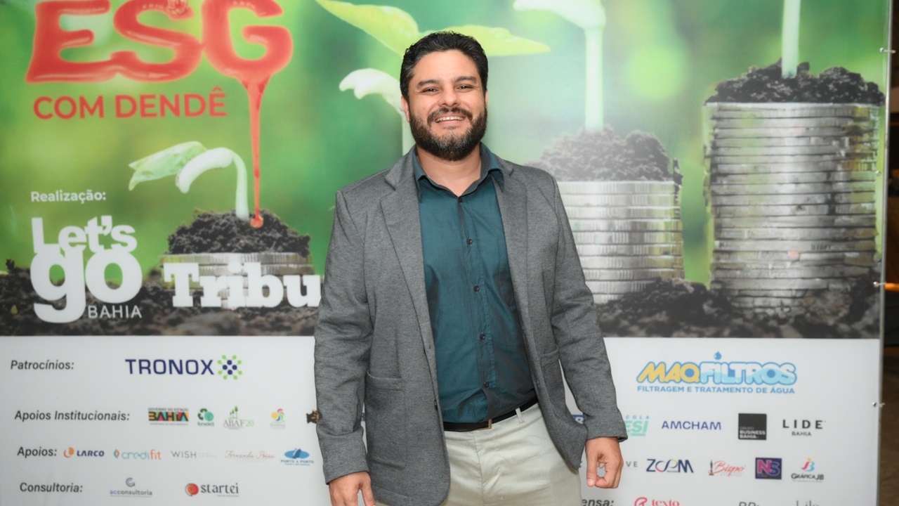Murilo Gitel será o mediador da 3ª edição do ESG COM DENDÊ, promovendo um olhar qualificado sobre sustentabilidade na Bahia