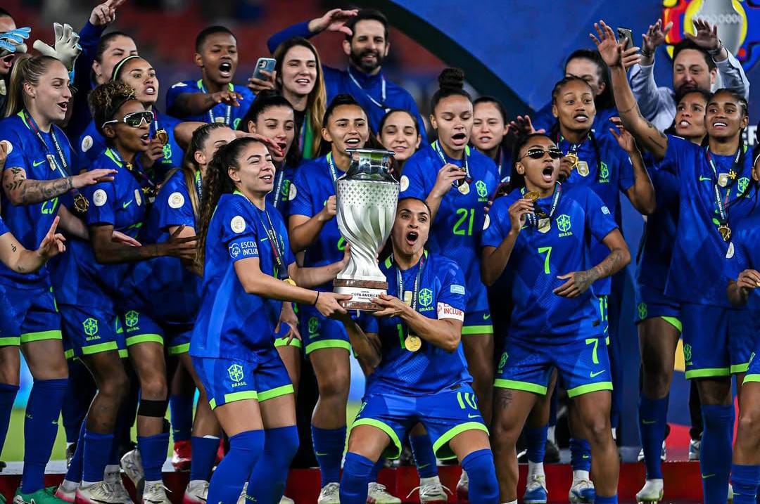 Brasil conquista nono título da Copa América Feminina em vitória sobre a Colômbia