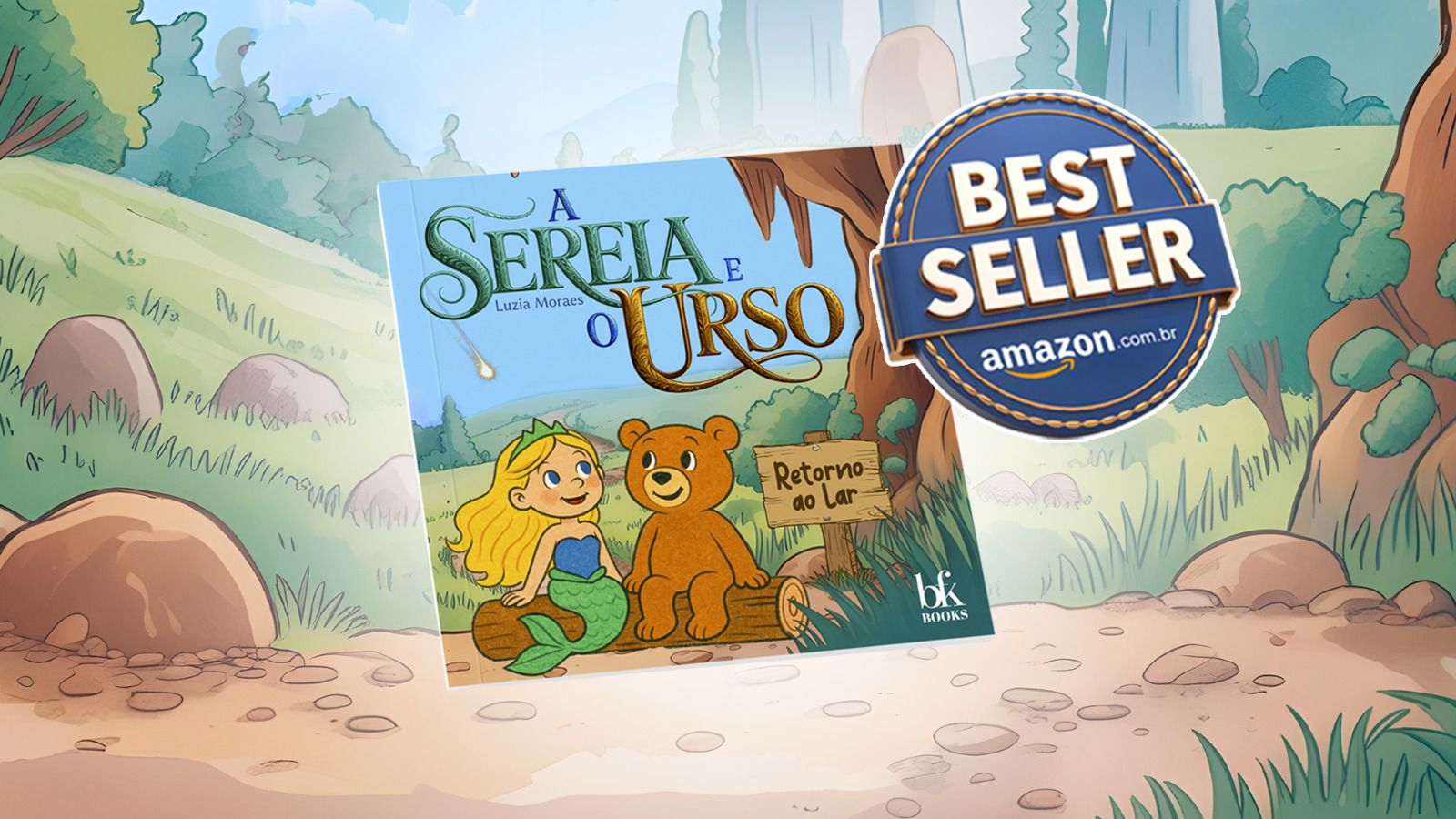 Luzia Moraes lança seu primeiro livro infantil, que já figura entre os mais vendidos da Amazon
