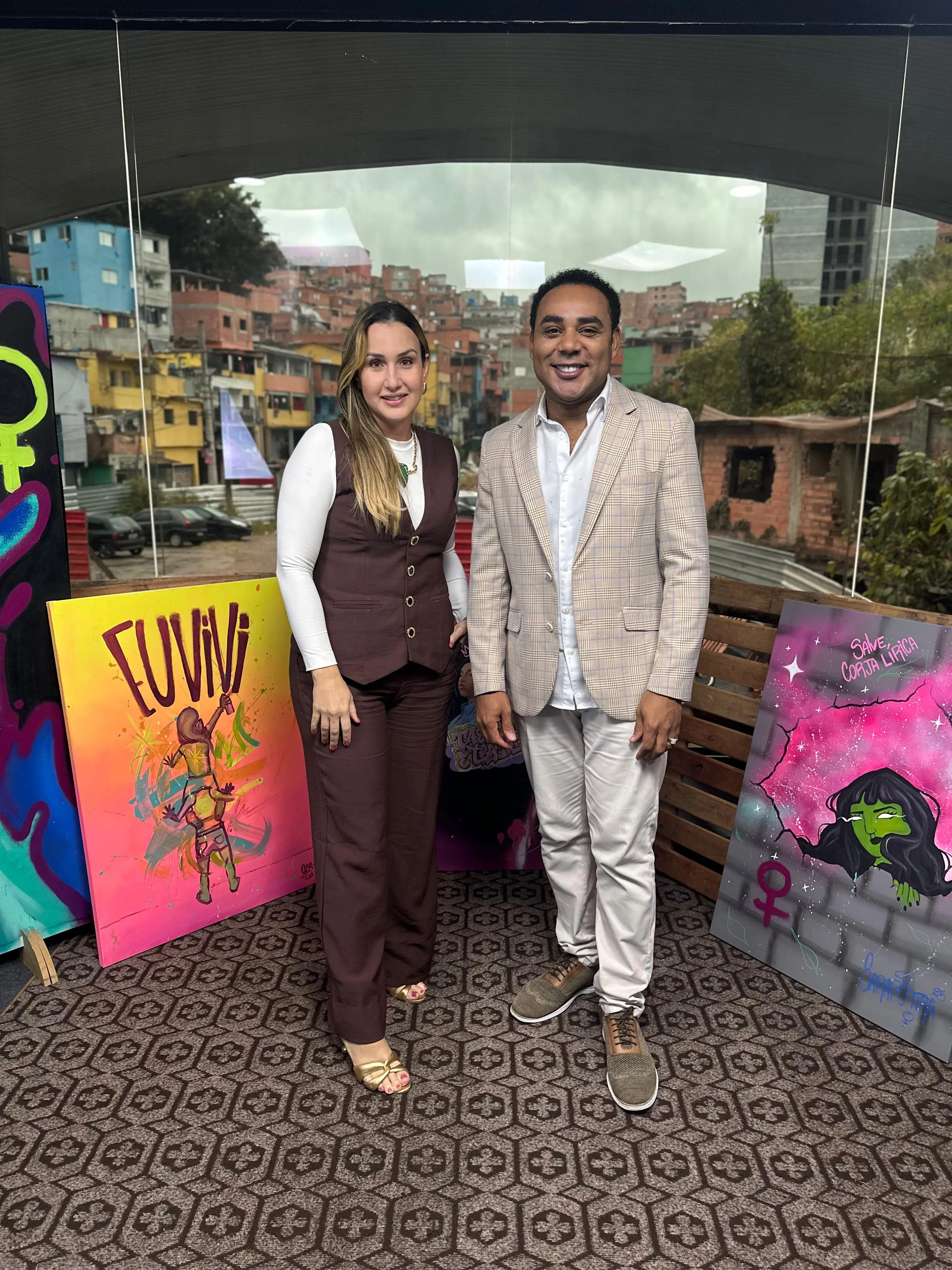 Laíz De Monteê visita projetos sociais do G10 Favelas em São Paulo