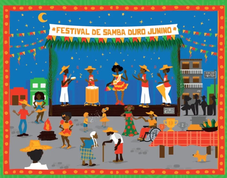 Peça por peça, Samba Junino se transforma em aprendizado para o público infantil