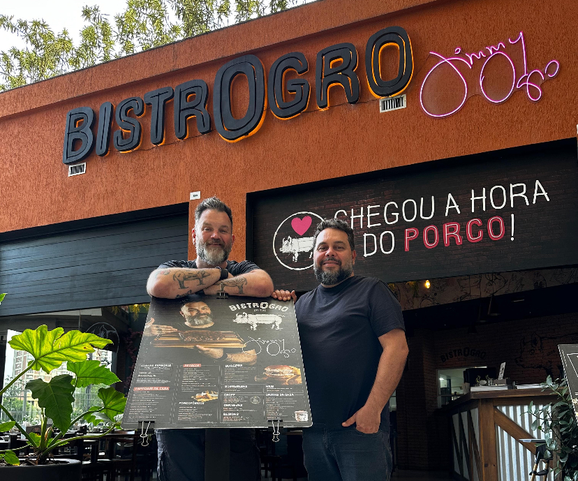 Novidade: Chef Sandro Borges de O Porco Steakhouse junta-se a Jimmy Ogro, em "collab", em prol da carne suína