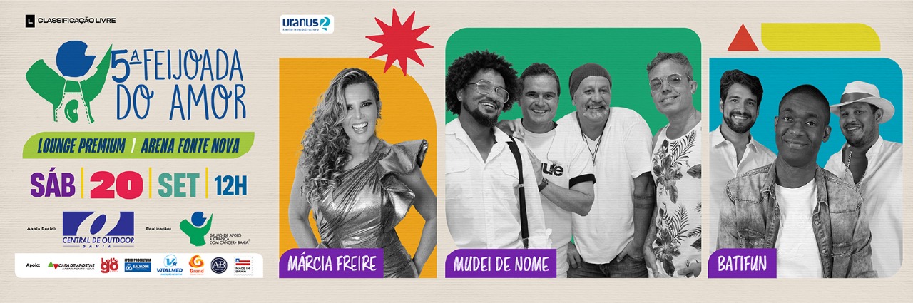 Solidariedade: Feijoada do Amor e campanha Faça-se Presente contam com apoio da Central de Outdoor da Bahia