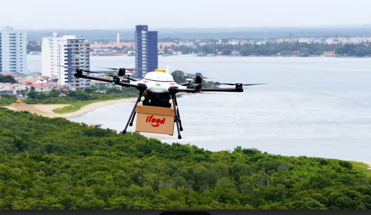 iFood se torna a 1ª empresa das Américas autorizada a usar drones em entregas