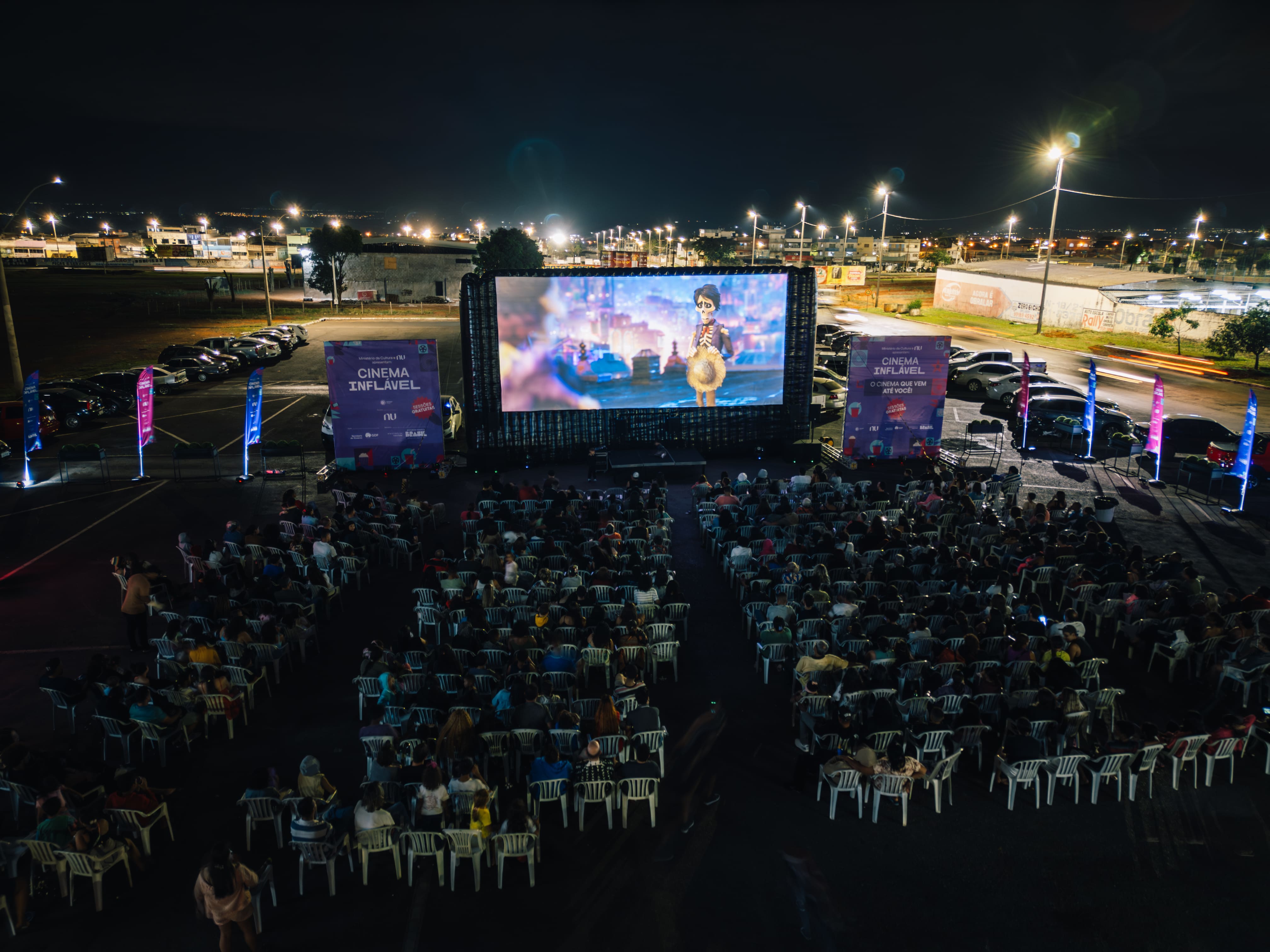 Cinema Inflável chega a Lauro de Freitas com sessões gratuitas neste fim de semana