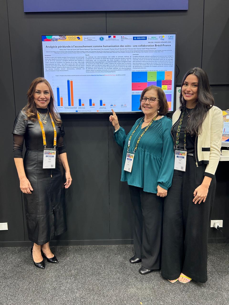 ISC/UFBA apresenta estudo sobre analgesia no parto em Congresso Mundial da FIGO, na África do Sul