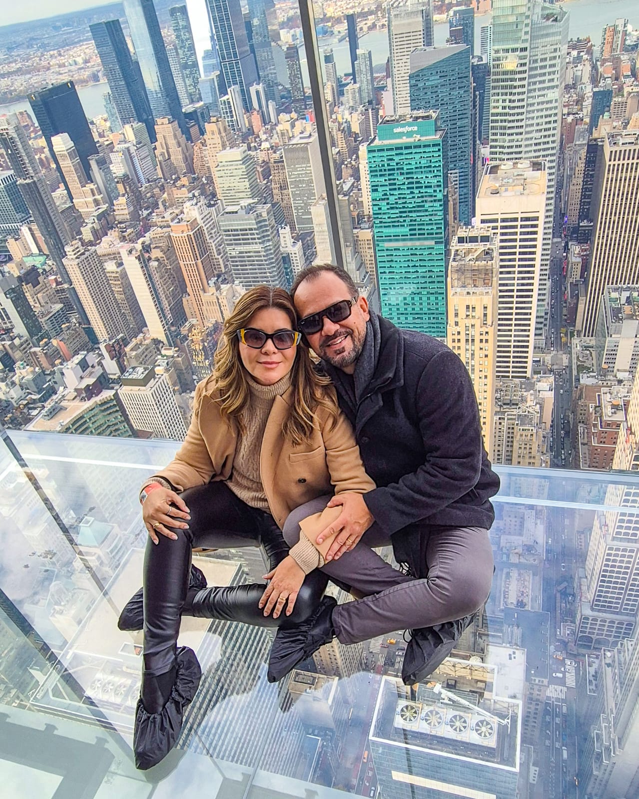 Casal de empresários desfruta temporada nos EUA, onde passam Natal e Réveillon