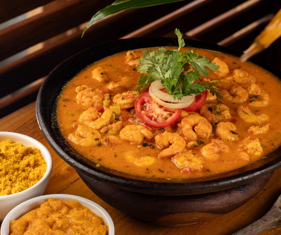 Moqueca de camarão na Ribeira: tradição com um toque próprio
