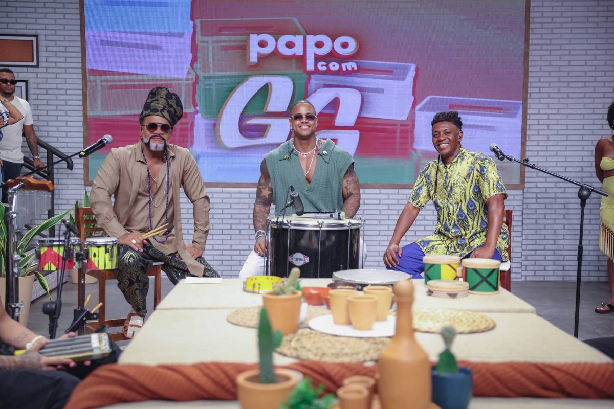 Léo Santana recebe Carlinhos Brown e Tonho Matéria na estreia do ‘Papo com o GG’ neste sábado