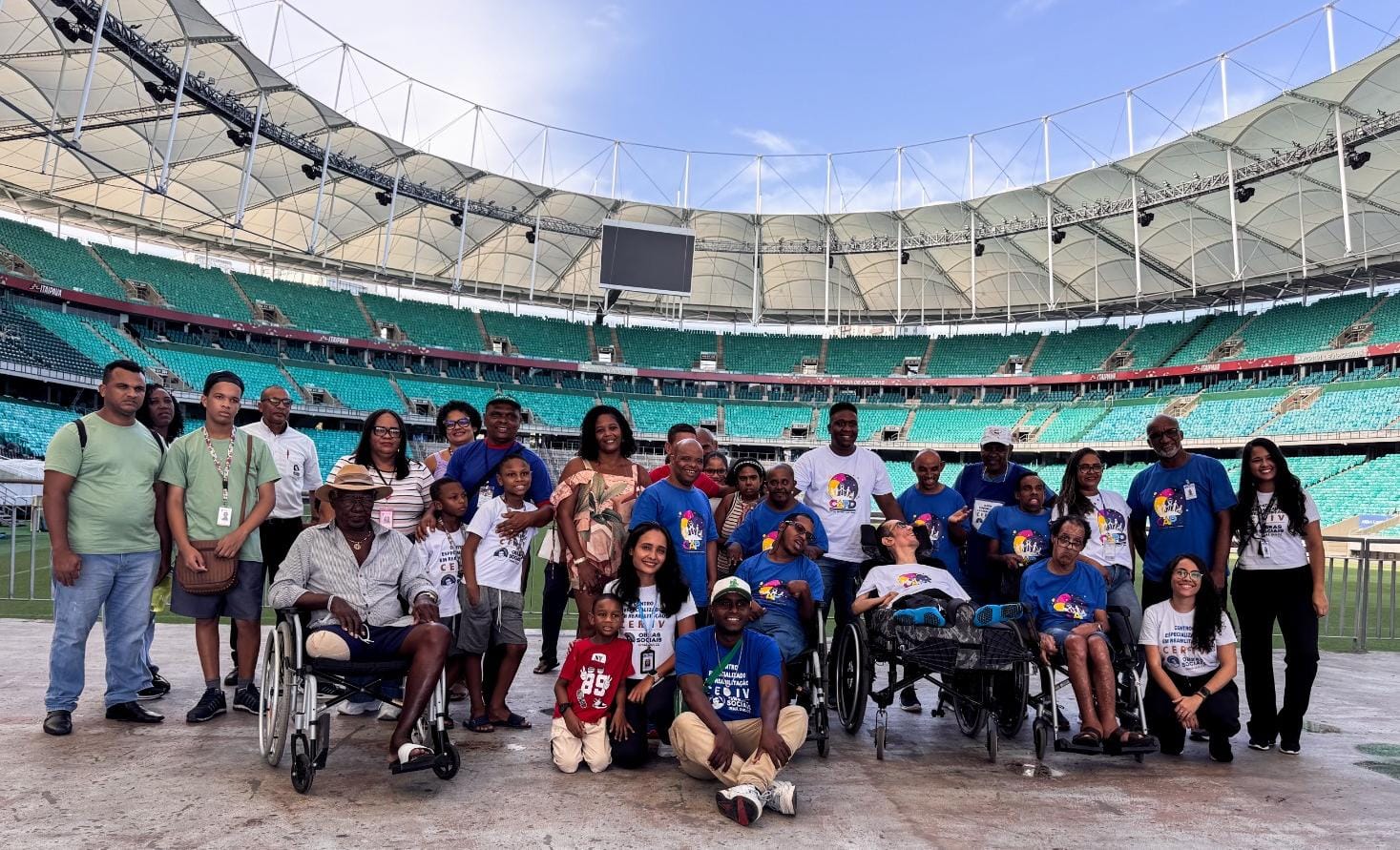 Assistidos das OSID participam do Tour na Fonte e visitam o Museu do Bahia