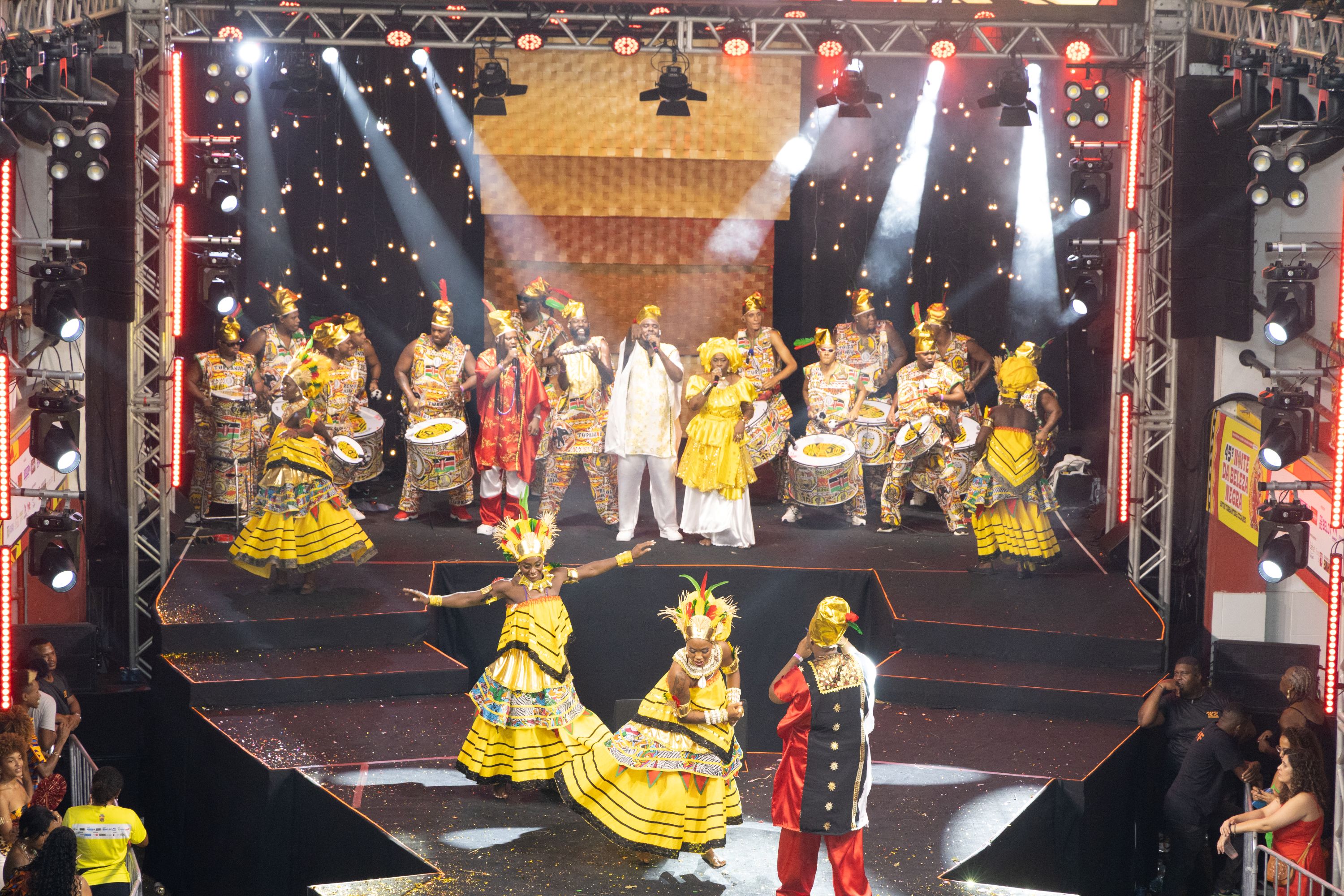 Ilê Aiyê recebe Cortejo Afro e Irmãos no Couro em Ensaio Geral do Carnaval neste sábado (31)