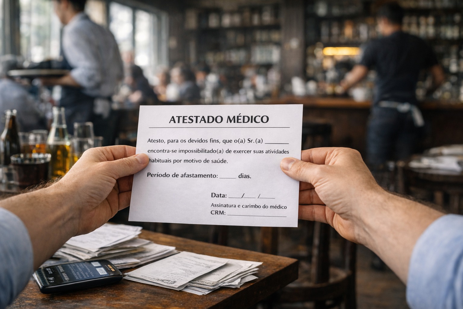 "Outro Atestado Médico?" (E Quem Paga a Conta é Sempre Você)