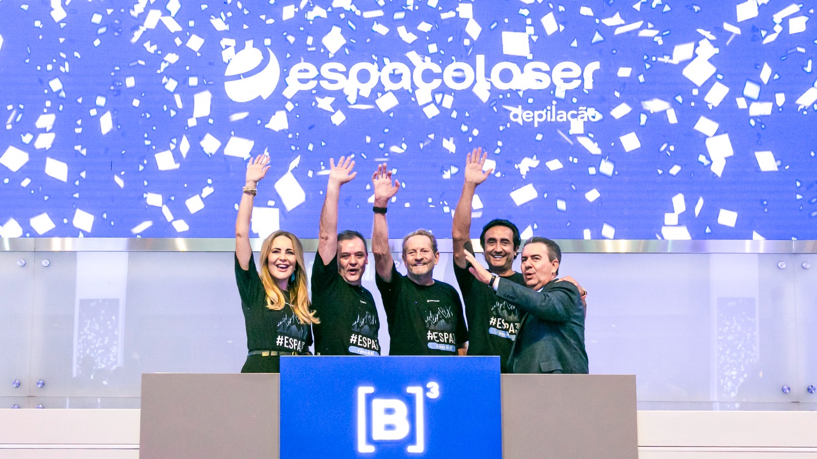 Paulo Morais celebra cinco anos do IPO da Espaçolaser na B3 ao lado de sócios e executivos