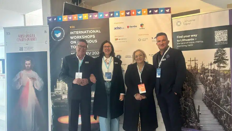 Roteiros de Fé de Salvador são apresentados em encontro internacional de turismo religioso em Fátima