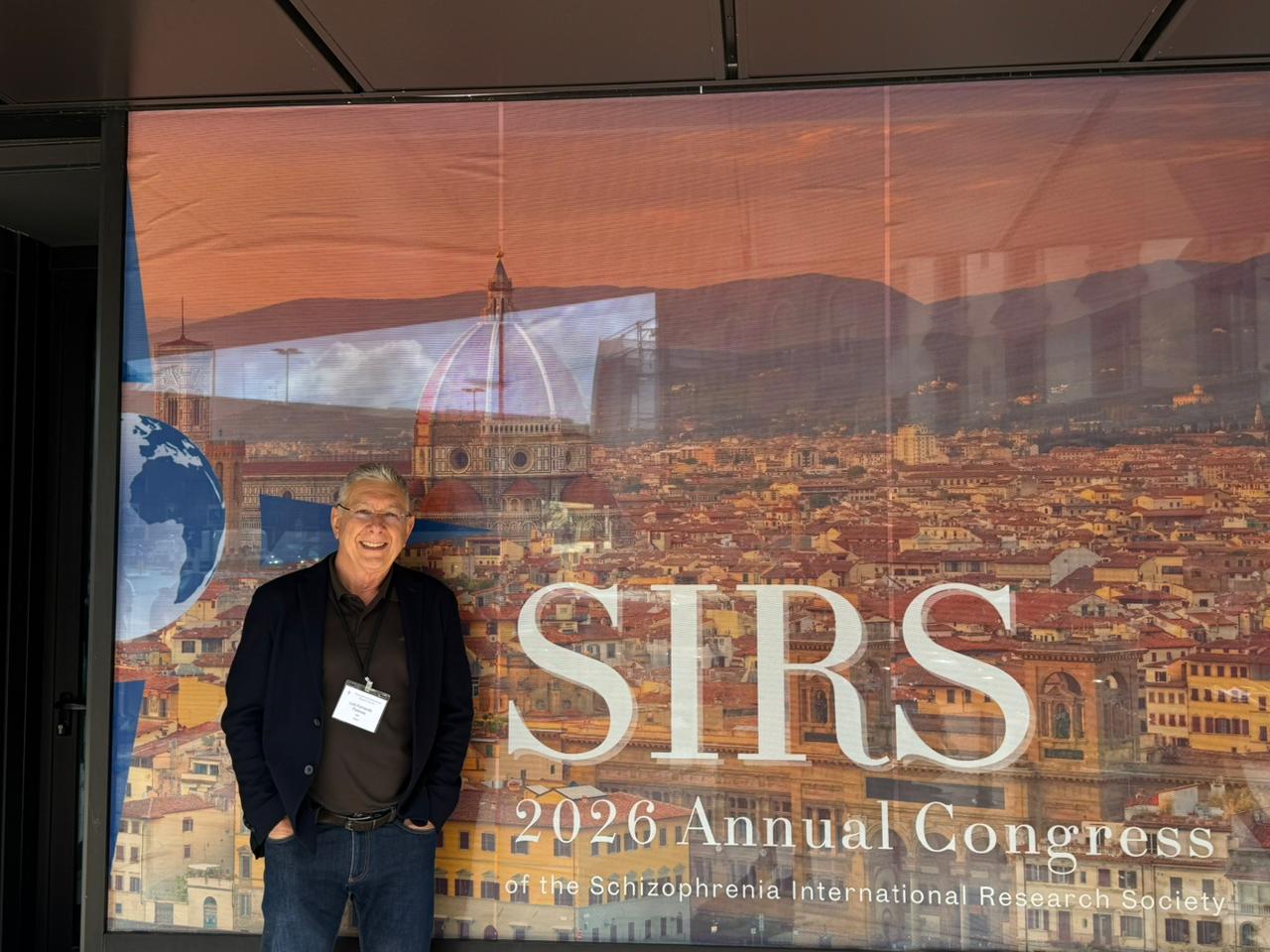 Psiquiatra participa de congresso internacional sobre esquizofrenia em Florença