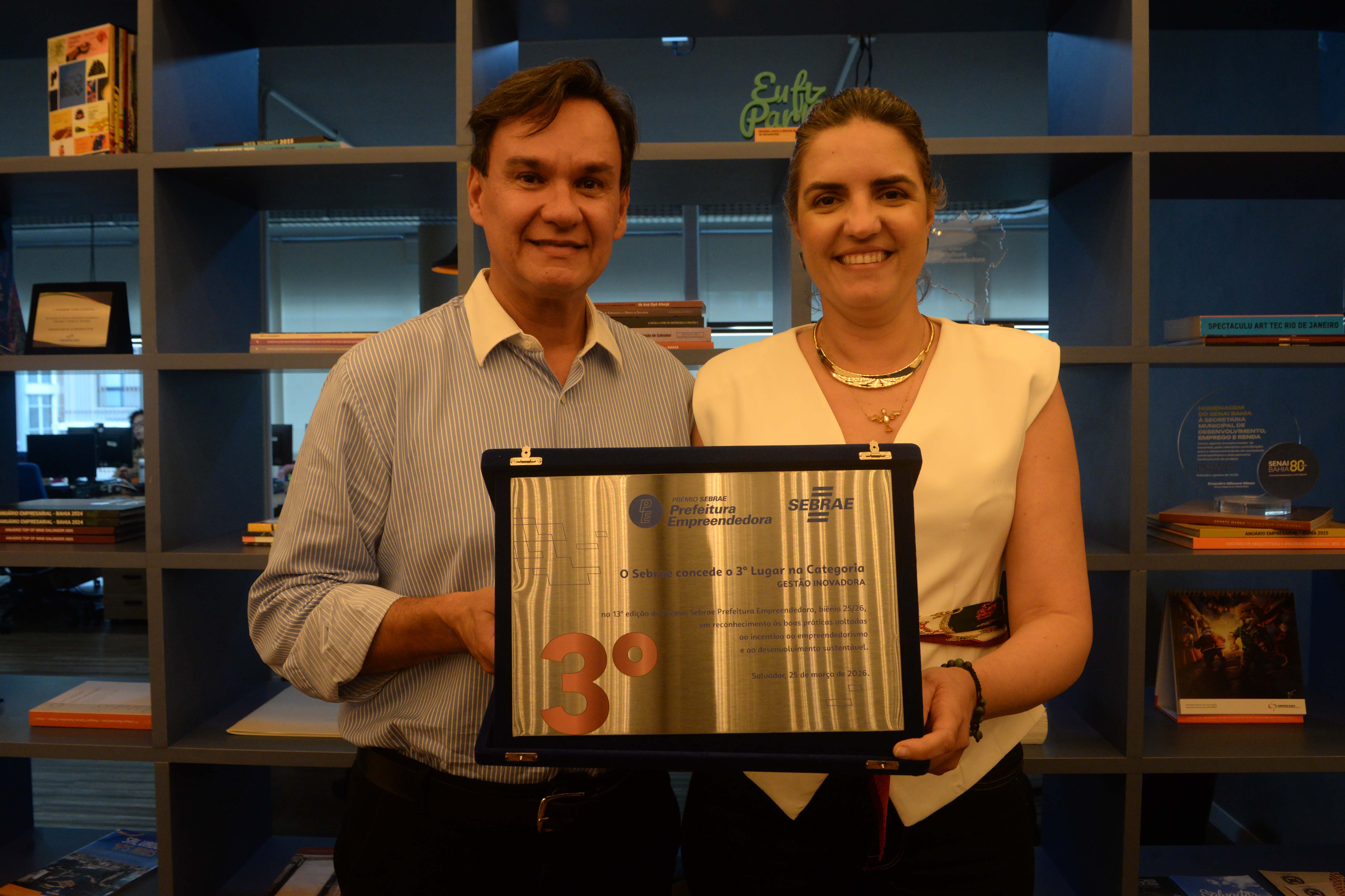 Prefeitura de Salvador conquista dois prêmios do Sebrae por inclusão socioprodutiva e inovação